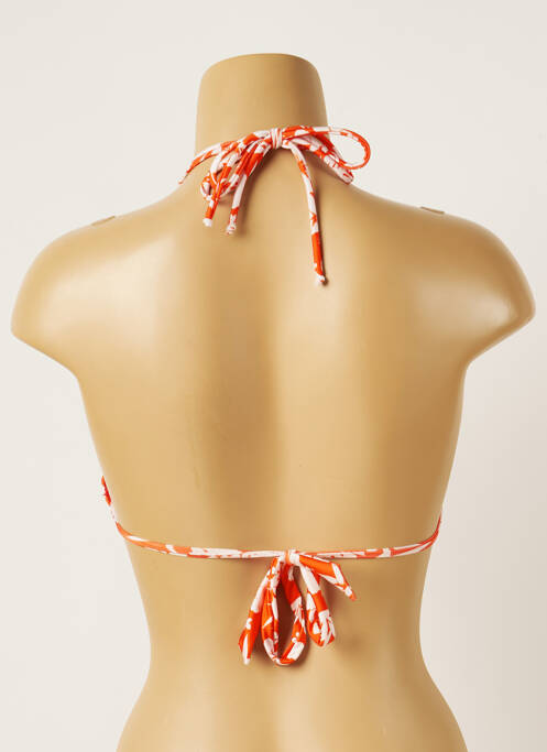 Sutien de costum de baie închidere cu legături de legat top sutien modelat portocaliu BANANA MOON femme