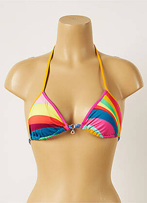 Sutien de costum de baie închidere cu legături de legat top sutien modelat albastru BANANA MOON femeie