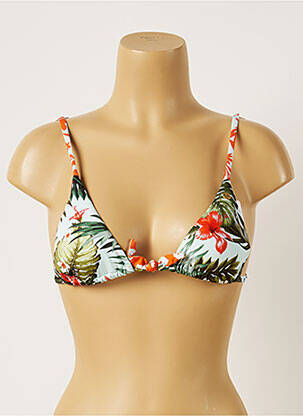 Sutien de costum de baie închidere cu legături de legat top sutien modelat verde BANANA MOON femeie