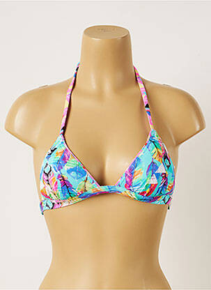 Sutien de costum de baie închidere cu legături de legat top sutien modelat verde BANANA MOON femeie