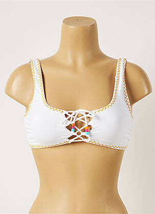 Sutien de costum de baie alb BANANA MOON femeie