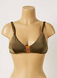 Sutien de costum de baie elasticitate sutien balconet cu decolteu înalt verde BANANA MOON femeie