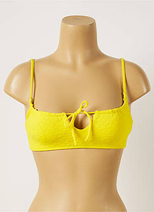 Sutien de costum de baie elasticitate sutien balconet cu decolteu înalt galben BANANA MOON femeie