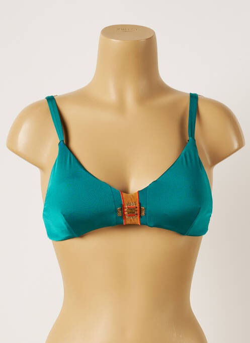 Sutien de costum de baie elasticitate sutien balconet cu decolteu înalt albastru BANANA MOON femme