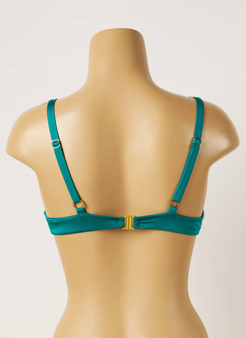 Sutien de costum de baie elasticitate sutien balconet cu decolteu înalt albastru BANANA MOON femme