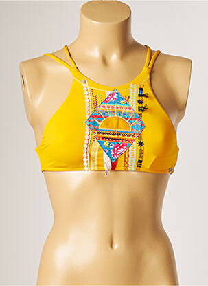 Sutien de costum de baie elasticitate bralete galben BANANA MOON femeie