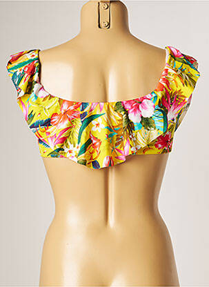 Sutien de costum de baie elasticitate sutien cu susținere înaltă și burete detașabil galben BANANA MOON femeie
