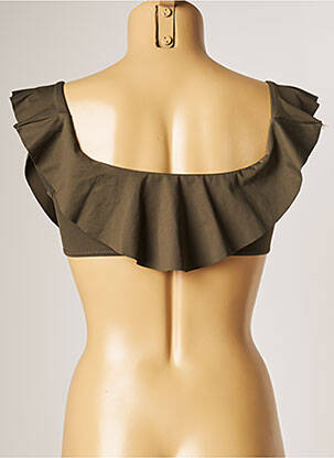 Sutien de costum de baie elasticitate sutien cu susținere înaltă și burete detașabil verde BANANA MOON femeie