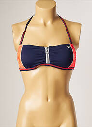 Sutien de costum de baie elasticitate sutien balconet cu decolteu înalt roz BANANA MOON femeie