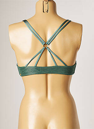 Sutien de costum de baie elasticitate sutien balconet cu decolteu înalt verde BANANA MOON femeie