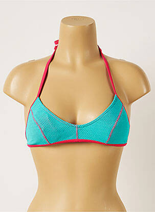 Sutien de costum de baie elasticitate top triunghiuri albastru BANANA MOON femeie