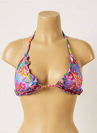 Sutien de costum de baie elasticitate top triunghiuri violet BANANA MOON femme