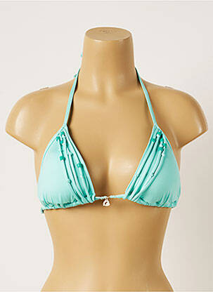 Sutien de costum de baie elasticitate top sutien push-up albastru BANANA MOON femeie