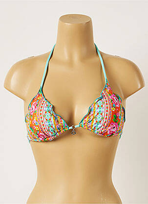 Sutien de costum de baie elasticitate top triunghiuri albastru BANANA MOON femeie