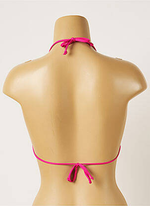 Sutien de costum de baie elasticitate top triunghiuri portocalie BANANA MOON femeie