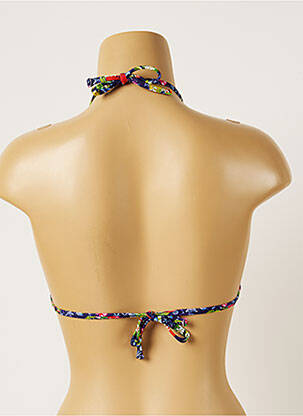 Sutien de costum de baie elasticitate top triunghiuri albastru BANANA MOON femeie