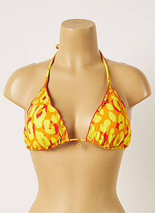 Sutien de costum de baie elasticitate top triunghiuri galben BANANA MOON femeie