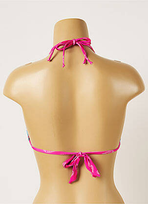 Sutien de costum de baie elasticitate top triunghiuri roz BANANA MOON femeie