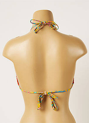 Sutien de costum de baie elasticitate top triunghiuri galben BANANA MOON femeie