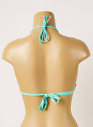 Sutien de costum de baie elasticitate top triunghiuri roz BANANA MOON femeie