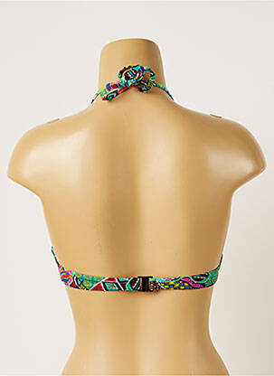 Sutien de costum de baie elasticitate top sutien push-up verde BANANA MOON femeie