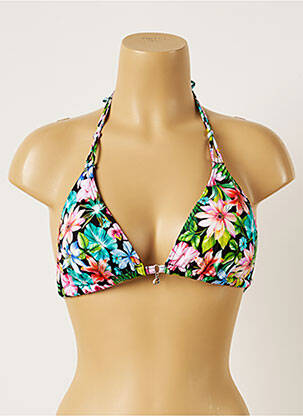 Sutien de costum de baie elasticitate top triunghiuri negru BANANA MOON femeie