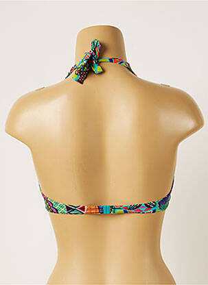 Sutien de costum de baie elasticitate sutien balconet cu decolteu înalt verde BANANA MOON femeie