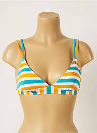 Sutien de costum de baie elasticitate top triunghiuri albastru BANANA MOON femme