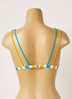 Sutien de costum de baie elasticitate top triunghiuri albastru BANANA MOON femeie