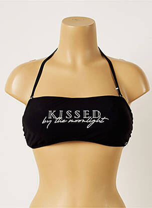 Sutien de costum de baie elasticitate top bentiță negru BANANA MOON femeie