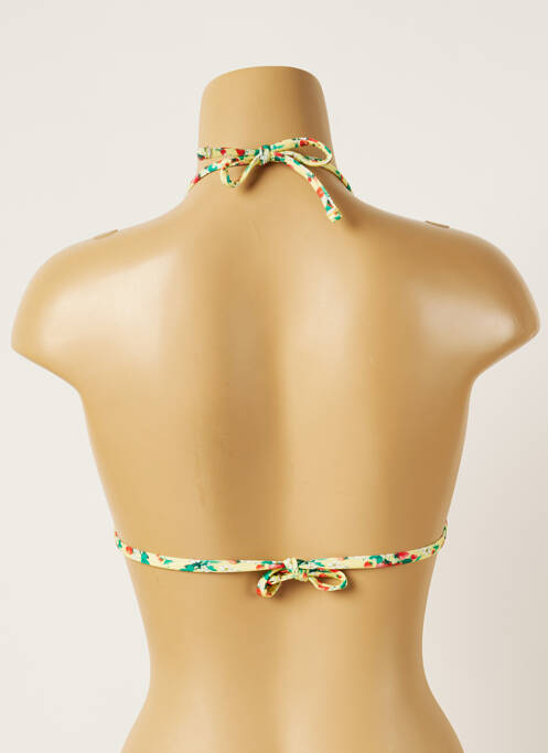 Sutien de costum de baie elasticitate top triunghiuri roz BANANA MOON femme