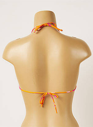 Sutien de costum de baie elasticitate top triunghiuri portocalie BANANA MOON femeie