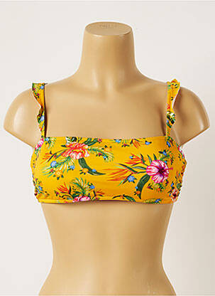Sutien de costum de baie elasticitate top bentiță galben BANANA MOON femeie