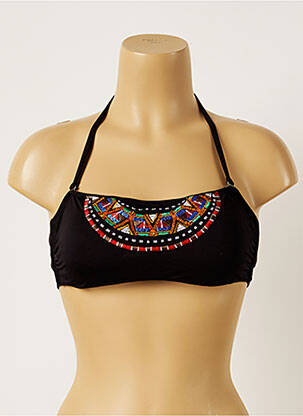 Sutien de costum de baie elasticitate top bentiță negru BANANA MOON femeie