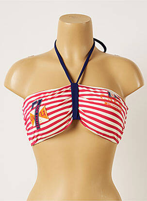Sutien de costum de baie elasticitate top bentiță roz BANANA MOON femeie