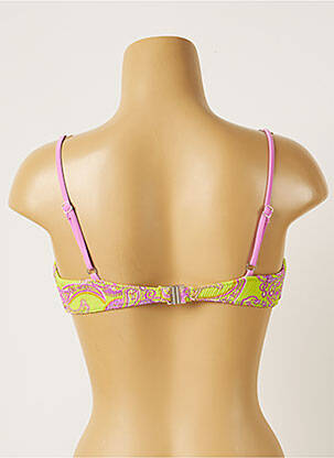 Sutien de costum de baie elasticitate top bentiță verde BANANA MOON femeie