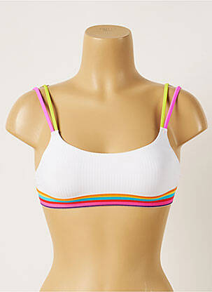 Sutien de costum de baie elasticitate sutiene alb BANANA MOON femeie