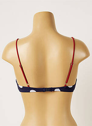 Sutien de costum de baie elasticitate top triunghiuri albastru BANANA MOON femeie