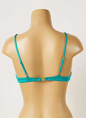 Sutien de costum de baie elasticitate top triunghiuri albastru BANANA MOON femeie