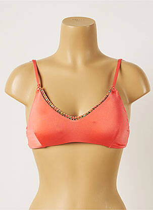 Sutien de costum de baie elasticitate top triunghiuri roz BANANA MOON femeie