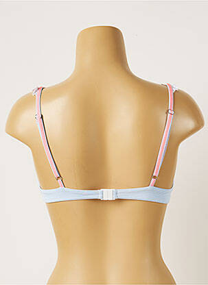 Sutien de costum de baie elasticitate top triunghiuri albastru BANANA MOON femeie