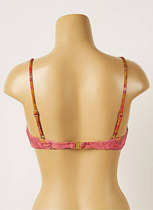 Sutien de costum de baie elasticitate top triunghiuri roz BANANA MOON femeie