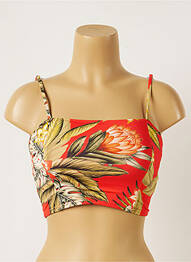 Sutien de costum de baie elasticitate sutiene roșu BANANA MOON femme
