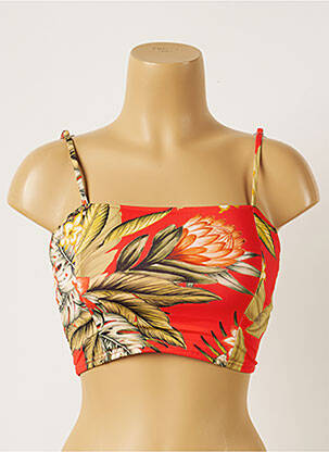 Sutien de costum de baie roșu BANANA MOON femeie