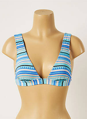 Sutien de costum de baie bretele elastice albastru BANANA MOON femeie