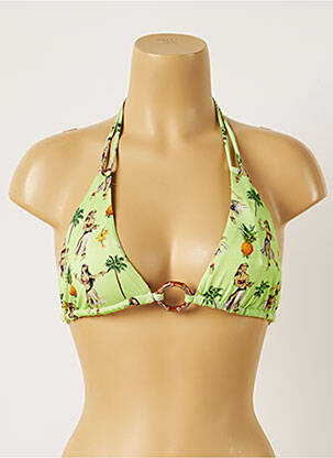 Sutien de costum de baie elasticitate verde BANANA MOON femeie