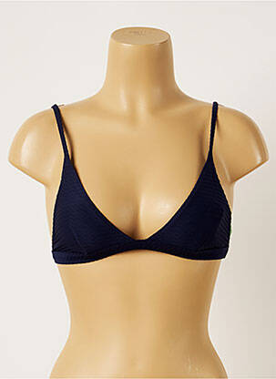 Sutien de costum de baie elasticitate top triunghiuri albastru BANANA MOON femeie