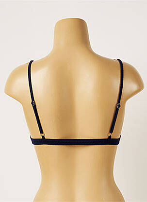 Sutien de costum de baie elasticitate top triunghiuri albastru BANANA MOON femeie