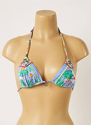 Sutien de costum de baie elasticitate albastru BANANA MOON femeie