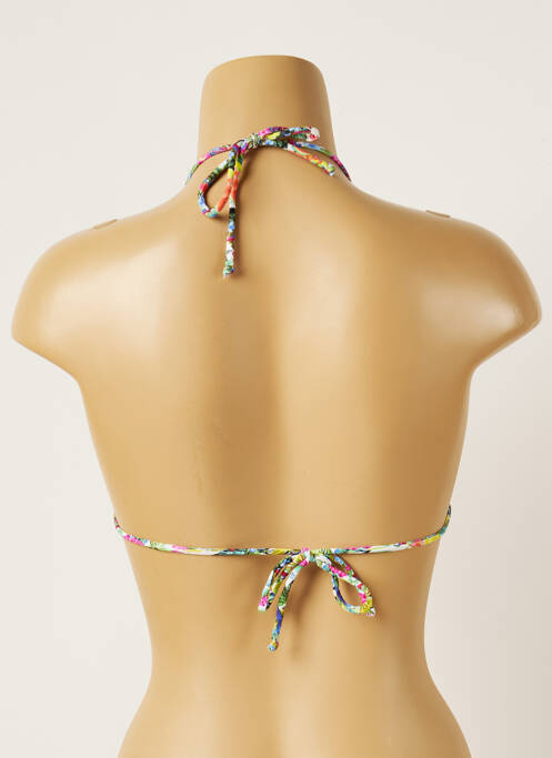 Sutien de costum de baie închidere cu legături de legat albastru BANANA MOON femme